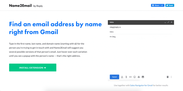 30+ Best Email Lookup Tools To Find Email Addresses - UpLead