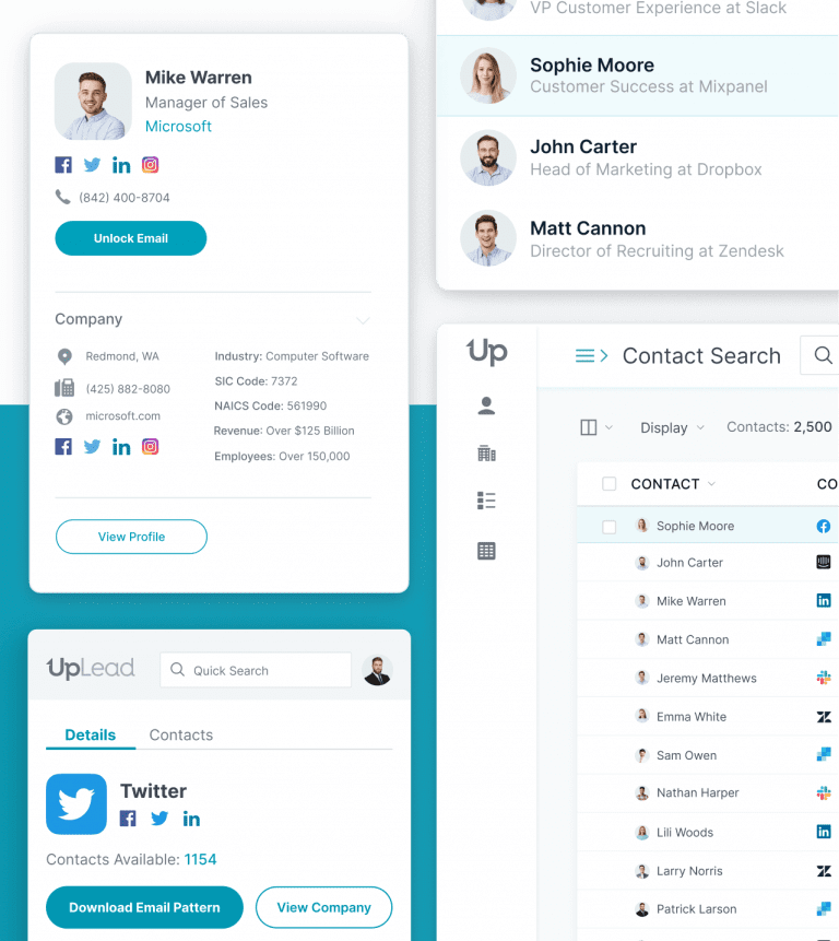 B2B Lead Generation Software, Tools & Sales Intelligence | UpLead